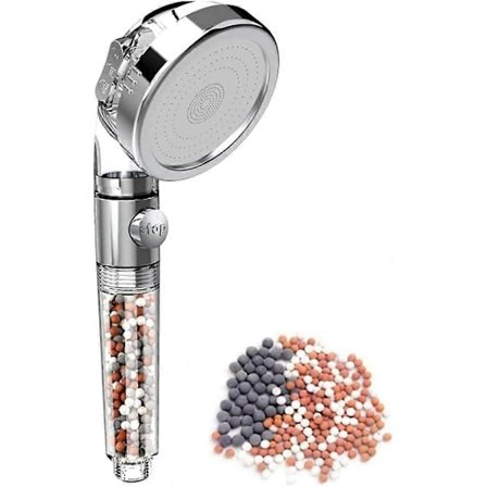 Udtrækkeligt brusehovedsæt med teleskopisk fjeder slange behagelig til vask af ICP