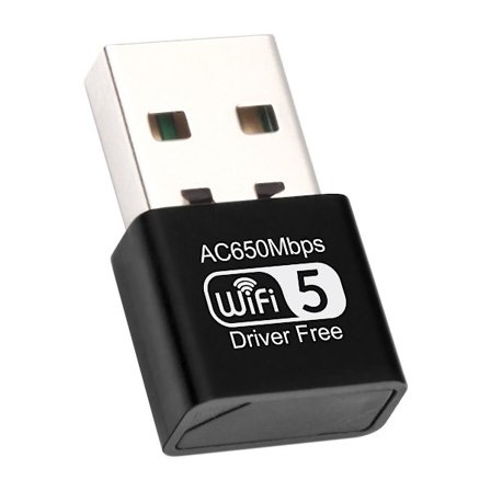 650Mbps USB WiFi Adapter 5Ghz&2.4GHz Dual-Band USB Lan Ethernet Adapter 802.11AC Trådløst Netværkskort Wi fi Dongle Modtager til PC Desktop Laptop