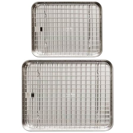 Culimat Bricka + galler 2-pack | Matlagning > Kokkärl & Stekpannor > Ugnsplåtar > Långpanna | Bagaren och Kocken