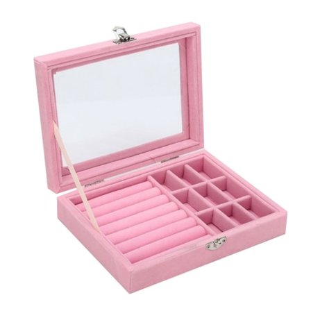 TG Smykkeskrin - Rosa Velour Rosa