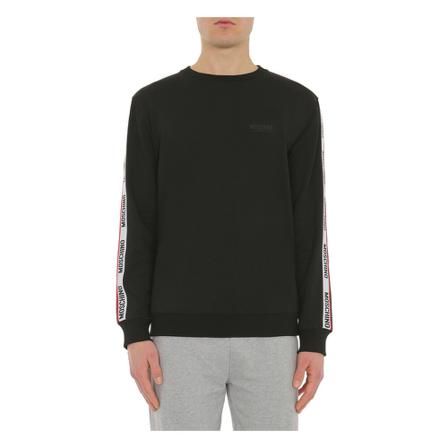 Moschino, Sweatshirts Czarny, Mężczyzna, Rozmiar: S