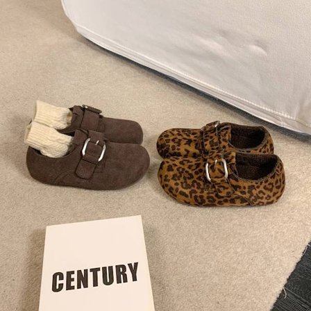 Tyksålede, Birkenstock-inspirerede, varme hjemmesko - Moderigtige og komfortable vintersko MultiColor 38