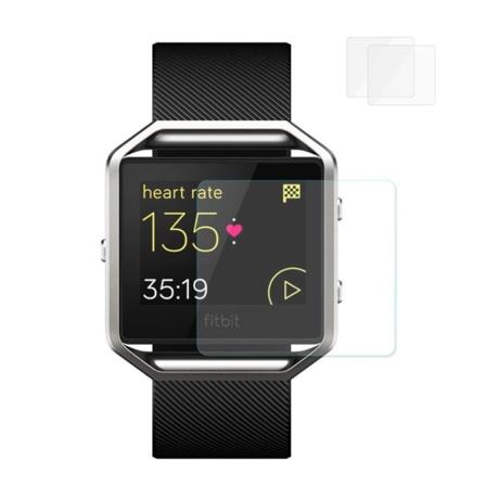 HAT PRINCE Fitbit Blaze 2 stycken härdade extra glas - Genomskinlig Transparent