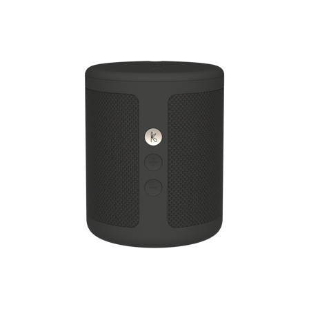 Kreafunk Dabbie - Sort DAB+ Radio & Højttaler, Bluetooth, Trådløs Opladning, Vækkeursfunktion Trådløs Bluetooth-Højtaler