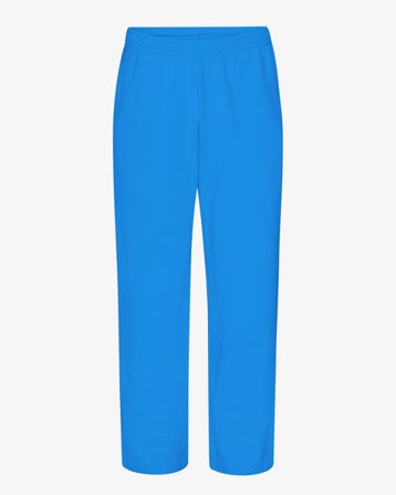 Organic Straight Leg Sweatpants - Pacific Blue