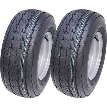 Parnells 20,5x8-10 trailerhjul 8-lags High Speed Road Legal-dæk, 4 pigfælge - sæt med 2