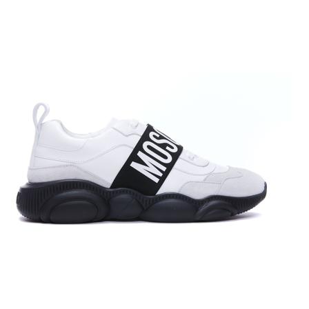 Moschino, Sneakers Wit, Heren, Maat:43 EU