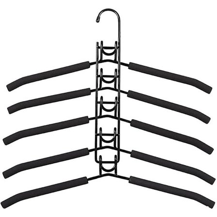 Flerskikts Klädhängare Garderob Klädhängare Avtagbar Klädhängare Förvaring