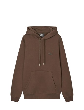 Mads Nørgaard Standard Hoodie Logo Sweat Fav - Brown - M