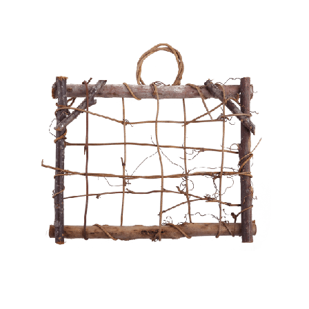 Imitasjon dekorasjon Kransramme Luftplante ramme Enkel å bruke Kjøkkendekorasjon Passer til mange stiler Utmerket håndverk S