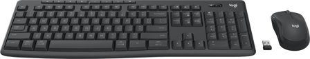 Logitech MK370 Combo for Business - tastatur- og mussett - QWERTY - Nordisk (dansk/finsk/norsk/svensk) - grafitt
