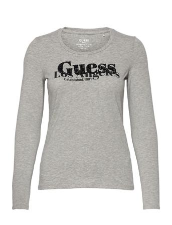 Ls Cn Astrelle Tee Grey GUESS Jeans