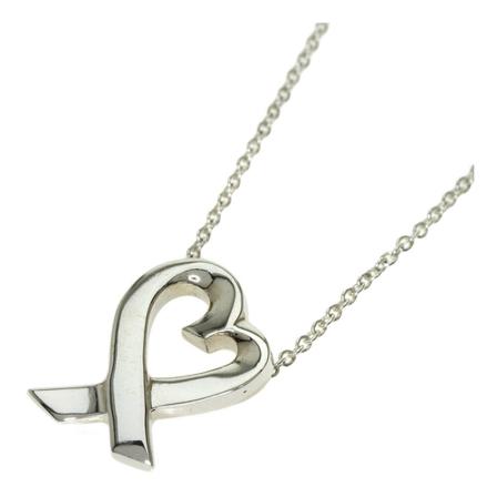 Tiffany & Co. Pre-owned, Necklaces Grijs, Dames, Maat:ONE Size