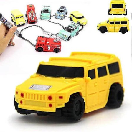 Følg-linjen Induktiv Bil, 2024 Nye Magiske Induktive Bil Lastbil Legetøj, Interaktivt STEM Legetøj Følg Sort Linje Pædagogisk Legetøj Nyheds Gave