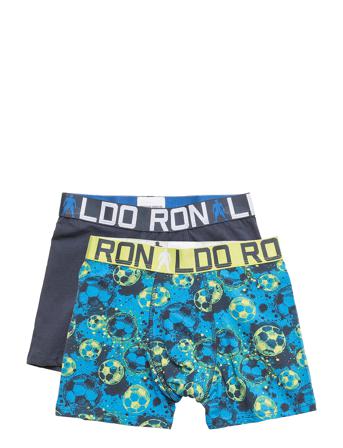 Cr7 Boy's Trunk 2-Pack Night & Underwear Underwear Underpants Blå CR7