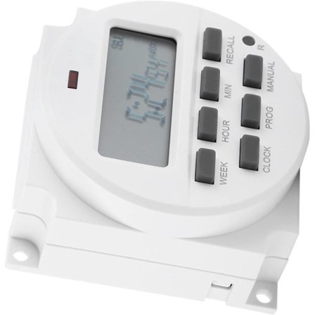 12V Digital Elektrisk Timer LCD Programmerbar Timer Relä Smart Ele