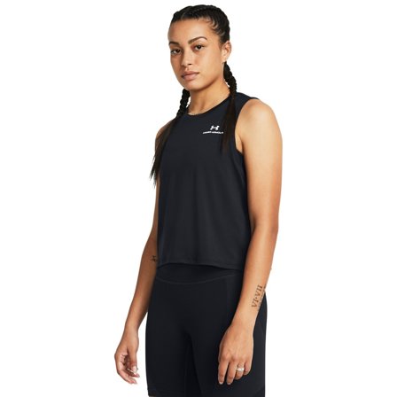 Under Armour Vanish Crop Linne Svart