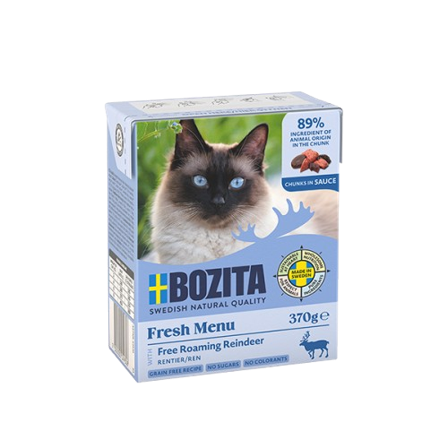 Bozita Katt - Biter i saus Pure 370 g - Katt - Kattefôr & kattemat - Våtfôr og våtmat - ZOO.no