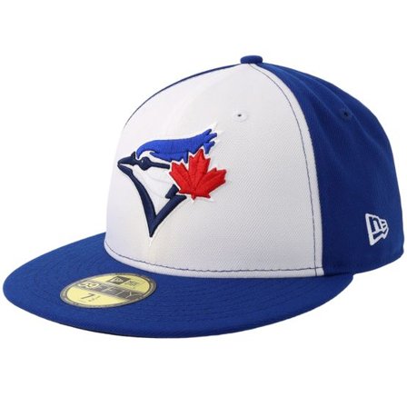 New Era - MLB Blå fitted Keps - Toronto Blue Jays Acperf White/Blue Fitted @ Hatstore