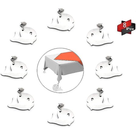 8st Vikter för utomhusdukar, dukklämmor i rostfritt stål, dukvikt för tung vikt, dukklämma för utomhusbruk, duk för utomhusbruk