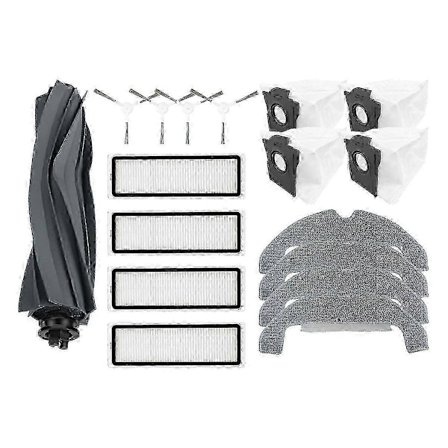 Yhteensopiva Dreame D10 Plus Gen 2 RLD32GD -mallin varaosatarvikkeiden kanssa, pääsivellin Hepa-suodatin Moppiliina