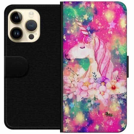 Apple Iphone 14 Pro Plånboksfodral Unicorn Enhörning