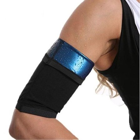 1 par Arm Shaper Slanking Trimmer Shaper Armkontroll Shapewear Trening Fitness Sleeve Slankere Arm Vekttap Verktøy 2022, Blå