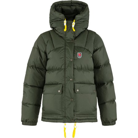 Fjällräven Women's Expedition Down Lite Jacke in Deep Forest/Grün, Daune/Supreme Microloft | Size: Large