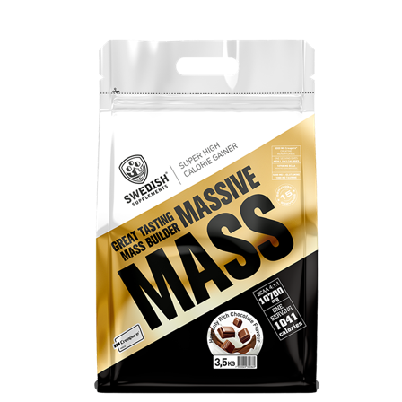 Weight gainer Swedish Supplements Massive Mass Gainer 3,5 kg, Chocolate Coconut - Bodyman.dk