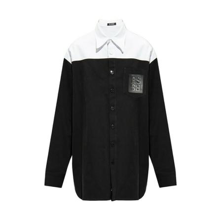 Raf Simons, Oversize shirt Zwart, Heren, Maat:S