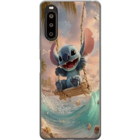 Kompatibel Mobilcover til Sony Sony Xperia 10 II Disney Stitch blå alien sød figur samleobjekt
