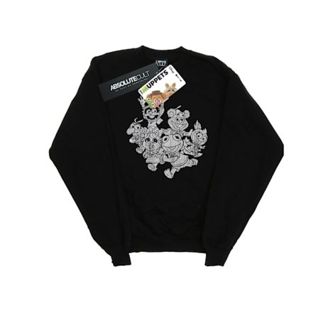Disney Mens The Muppets Muppet Babies Mono Group Sweatshirt S B