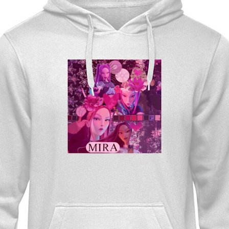 Barnehettegenser Kpop Demon Hunters Mira Rosa Estetik Stjärnor Hjärtan Cosmic Fantasy