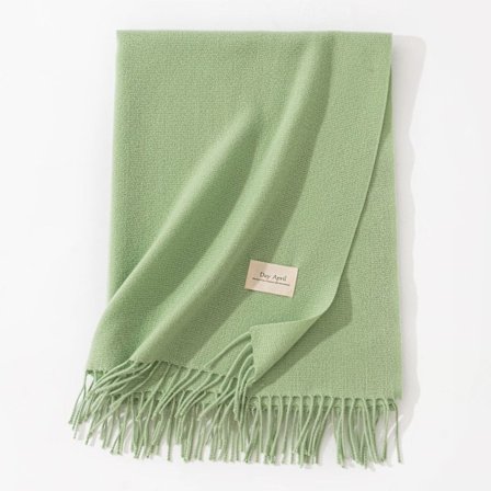 Ny scarf för höst och vinter, koreansk stil, mångsidig damscarf i imitation cashmere, enfärgad varm scarf, sjal