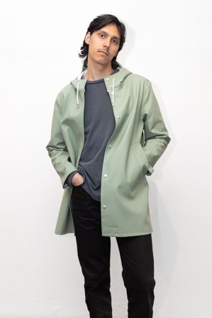 Stockholm Raincoat Khaki Green
