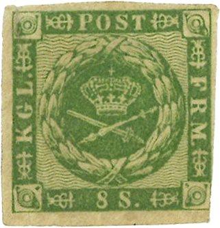 Danmark 1858 - AFA 8 - Ubrugt