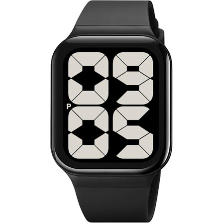 Stor LED Digital Klocka med Datum och Tid, 3Bar Vattentät Armbandsur Herr Dam Sportklockor ...