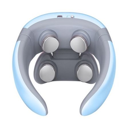 Elektrisk Nakkemassager, Infrarød-Blå Opvarmning Smertelindring Cer