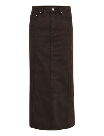 Jamillagz Long Skirt Brown Gestuz