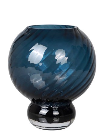 Specktrum Meadow Swirl Vase - Blue - H20CM