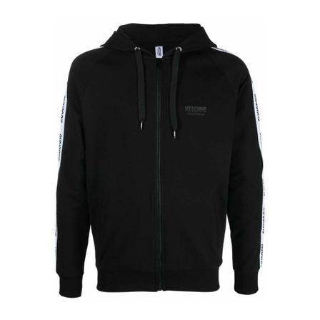 Moschino - Tröjor - Svart - Herr - Storlek: S, Herr, Storlek: S