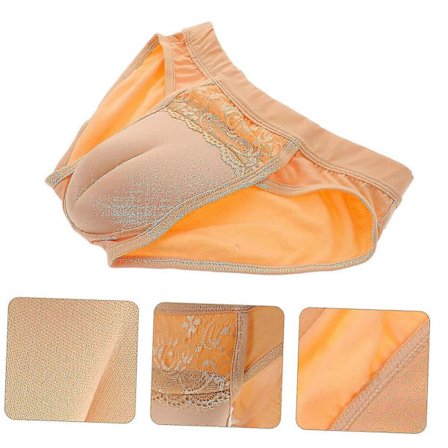 Crossdressing Herre Skjulende Gaff Truser Transgender Silikon Vulva Truser