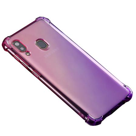 Samsung Galaxy A40 - Elegant Silikonskal Rosa/lila