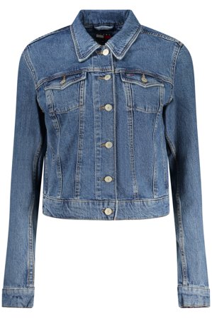 Tommy Hilfiger Giubbotto In Jeans Donna Blu