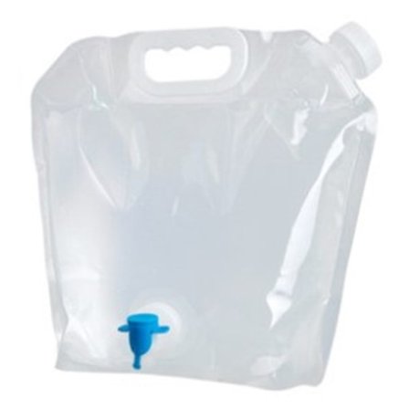 Vannkanne plastkanne vannkanne vannkanker vannpose 5L hvit med kran 5L hvit med kran