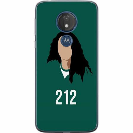Motorola Moto G7 Power Genomskinligt Skal Squid Game