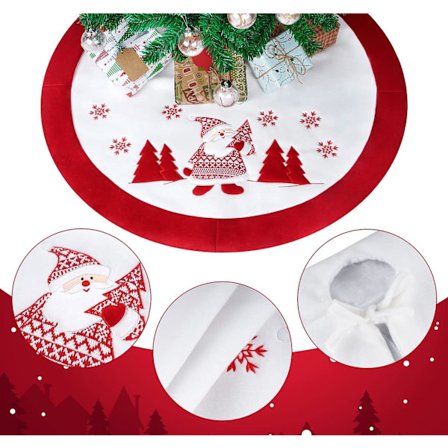 Rund julgransmatta julgransöverdrag julgransmatta