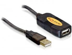 Delock USB-forlengelseskabel - USB til USB - 5 m