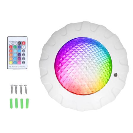 LED-allasvalot DC12V/38W kaukosäätimellä IP68 Vedenpitävä RGB Värikäs energiaa säästävä allaslamppu lammen suihkulähdealtaaseen