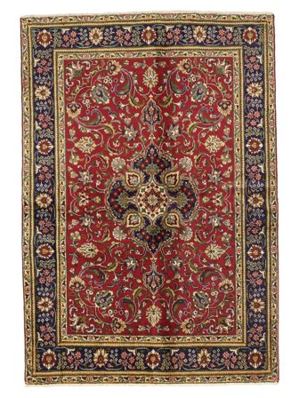 Täbriz Teppich Handgeknüpft 138X198